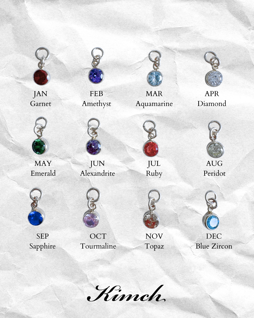 Birthstone Endless Hoop (4mm) - Gold Filled/Sterling Silver