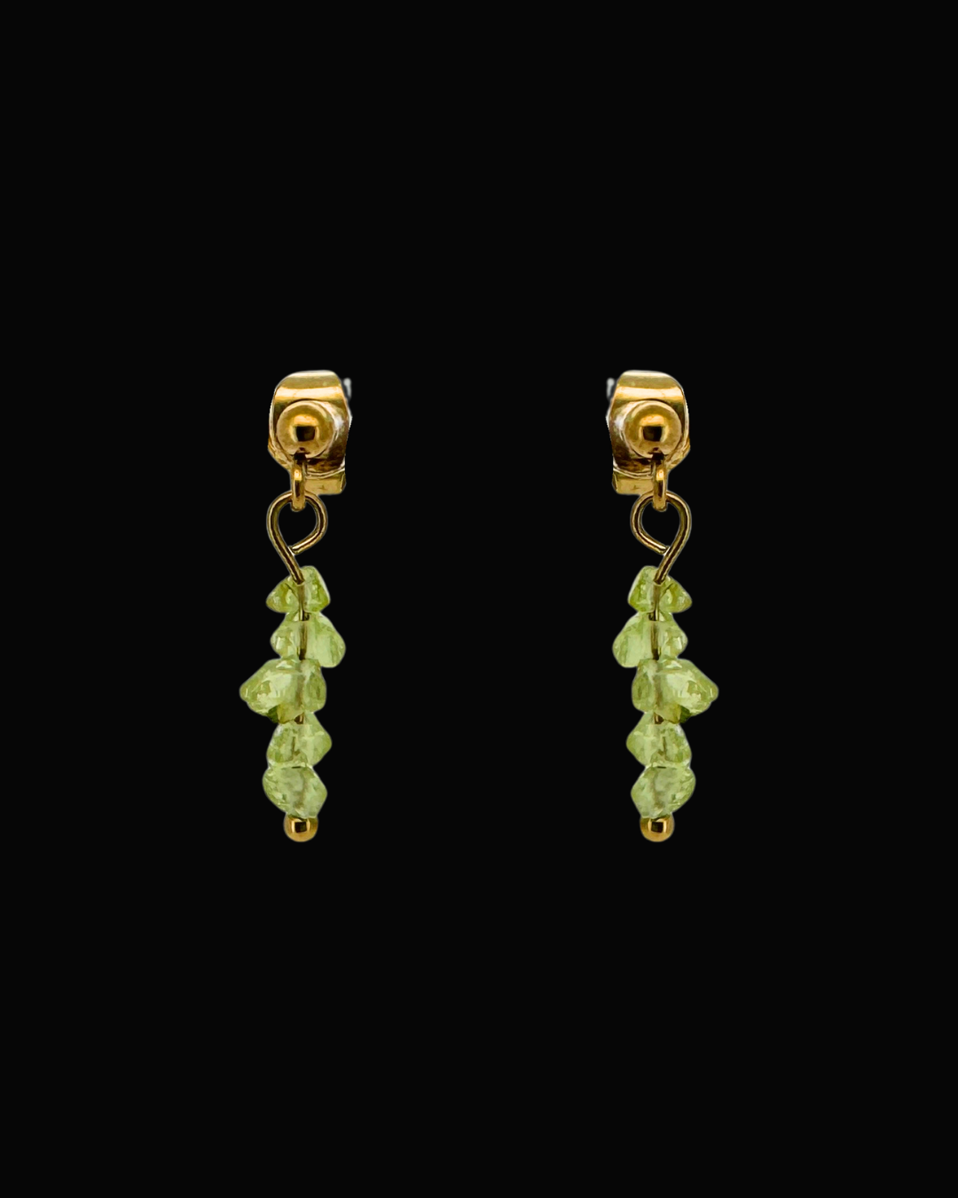 Alana Green Fluorite Dangle Studs