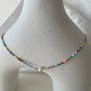 Lola Pearl and Beads Choker Necklace