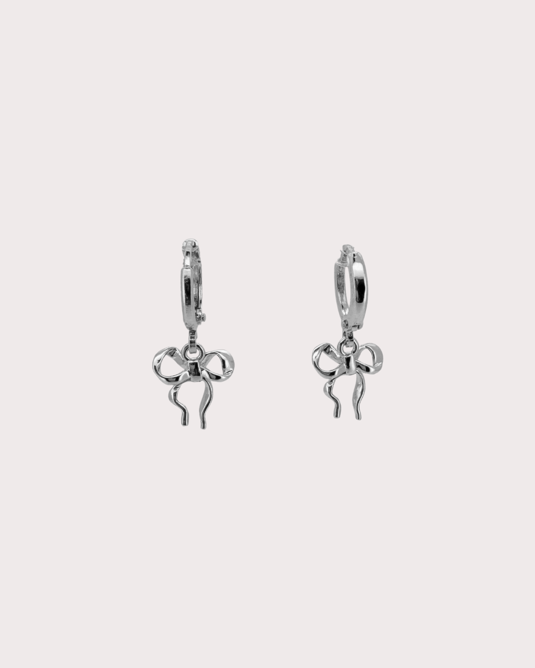 Ingrid Ribbon Huggie Earrings