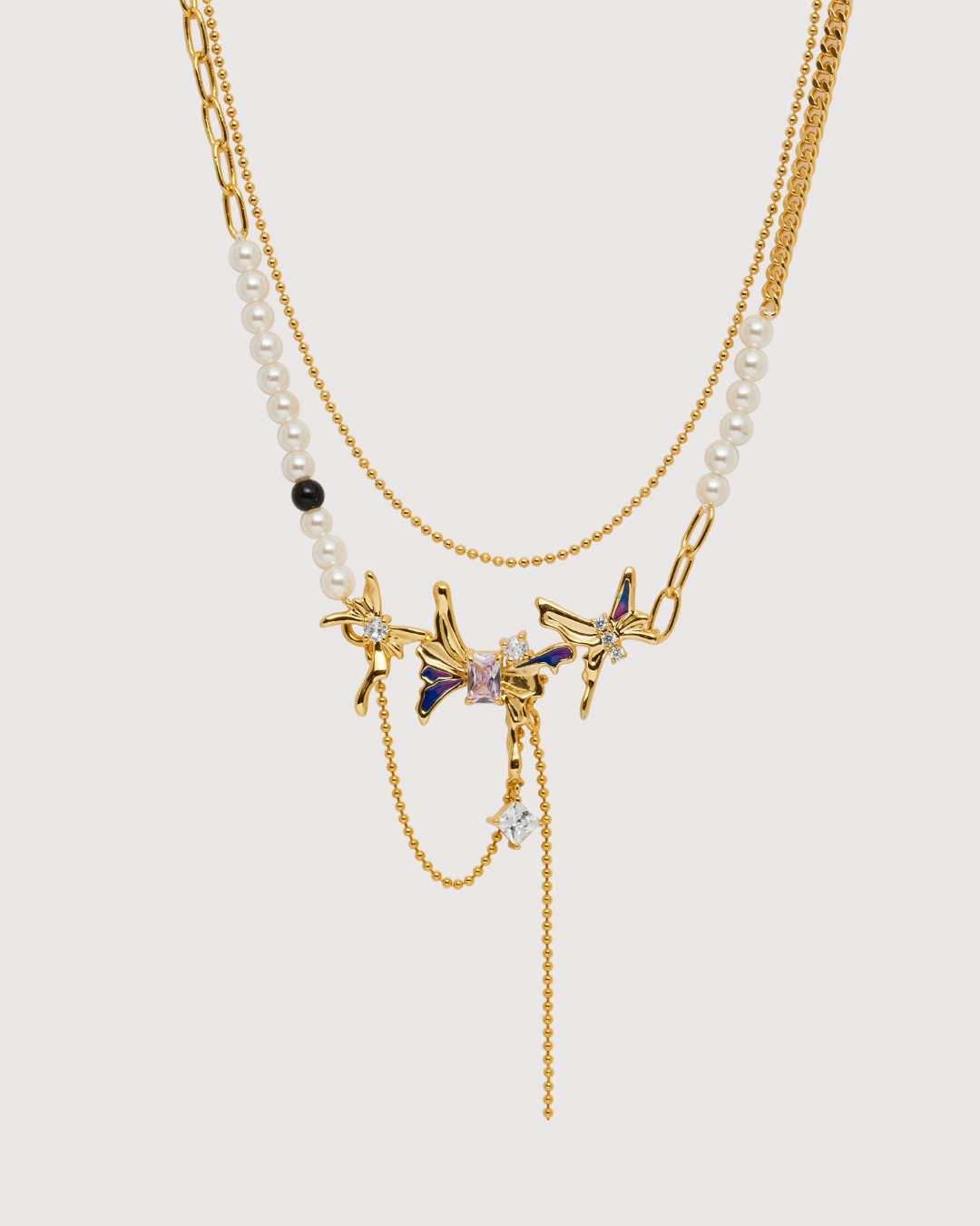 ID #5 BUTTERFLY NECKLACE [GOLD]