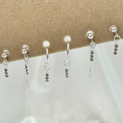 Cider Peridot Earrings Set - Sterling Silver