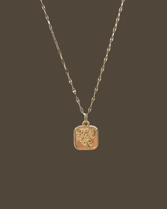 Mora Rose Sequin Chain Necklace