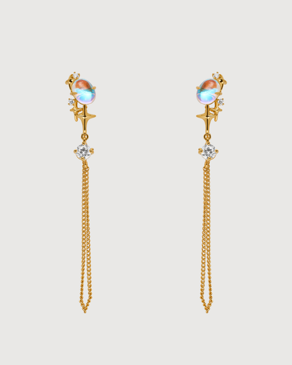 ID #10 GALAXY EARRINGS [GOLD]