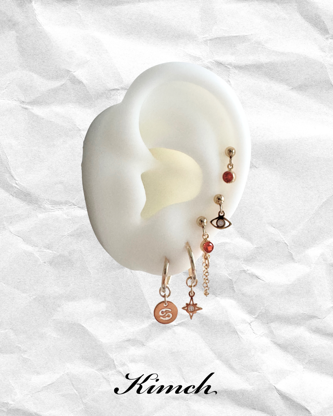 Birthstone Dangle Stud (3mm) - Gold Filled/Sterling Silver