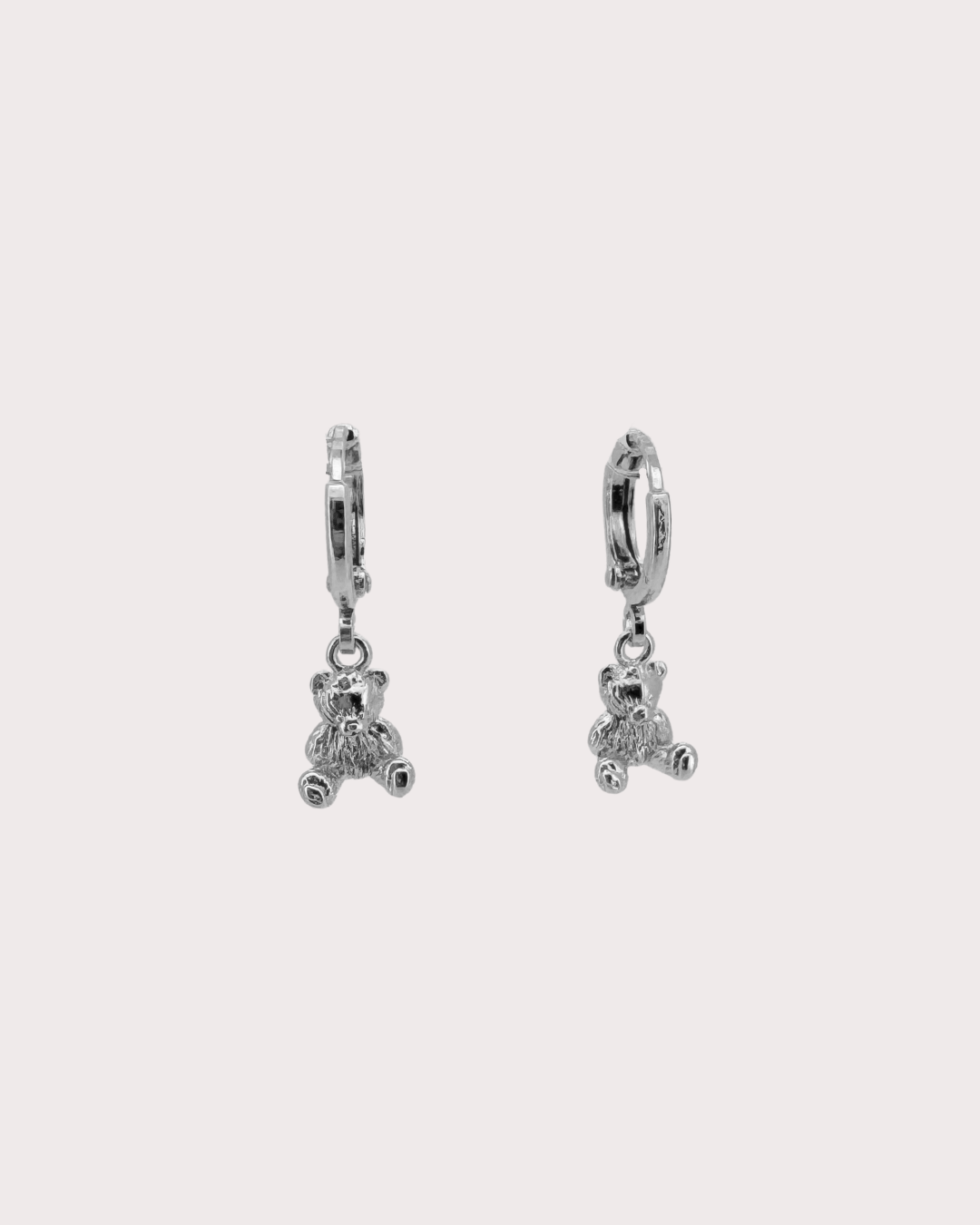 Cuddle Teddy Bear Huggie Earrings