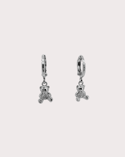 Cuddle Teddy Bear Huggie Earrings