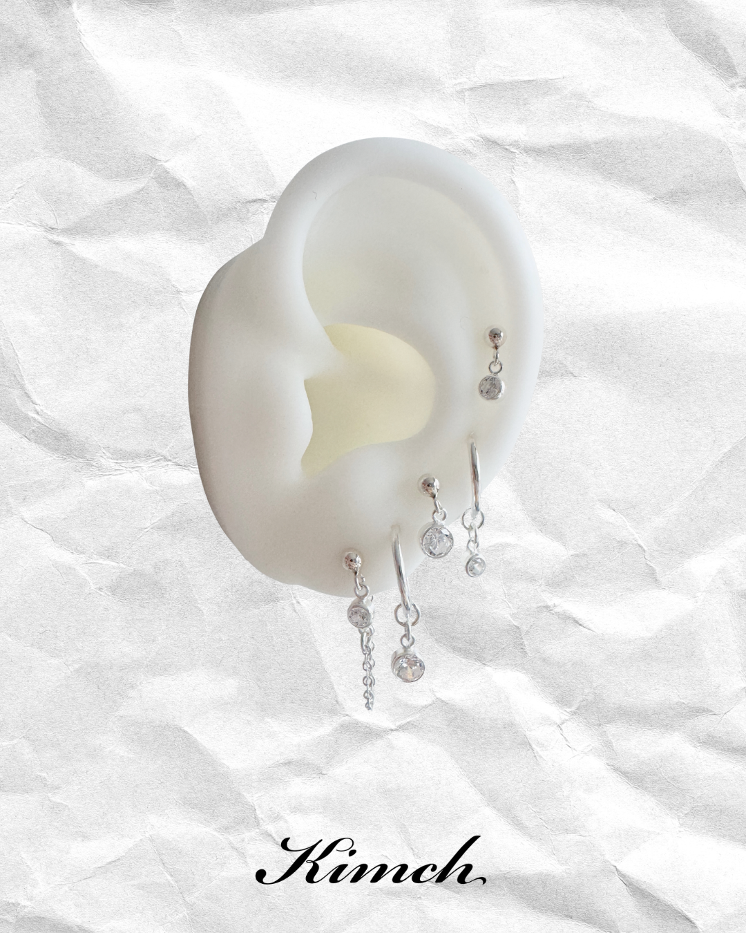 Birthstone Dangle Stud (4mm) - Gold Filled/Sterling Silver