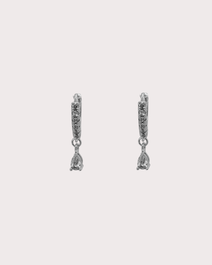 Lisa Diamond Embellished Hoops