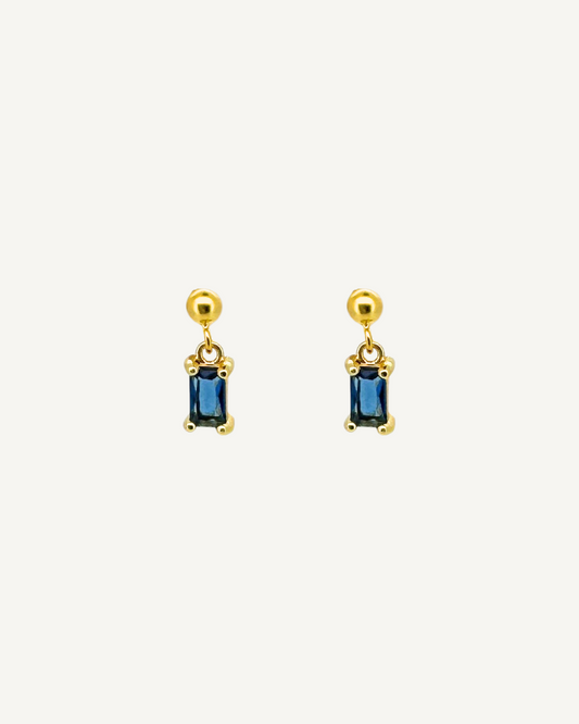 Avery Sapphire Dangle Studs