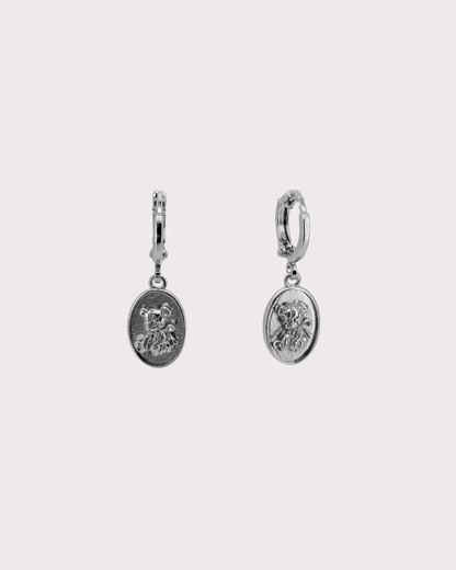 Penelope Teddy Huggie Earrings