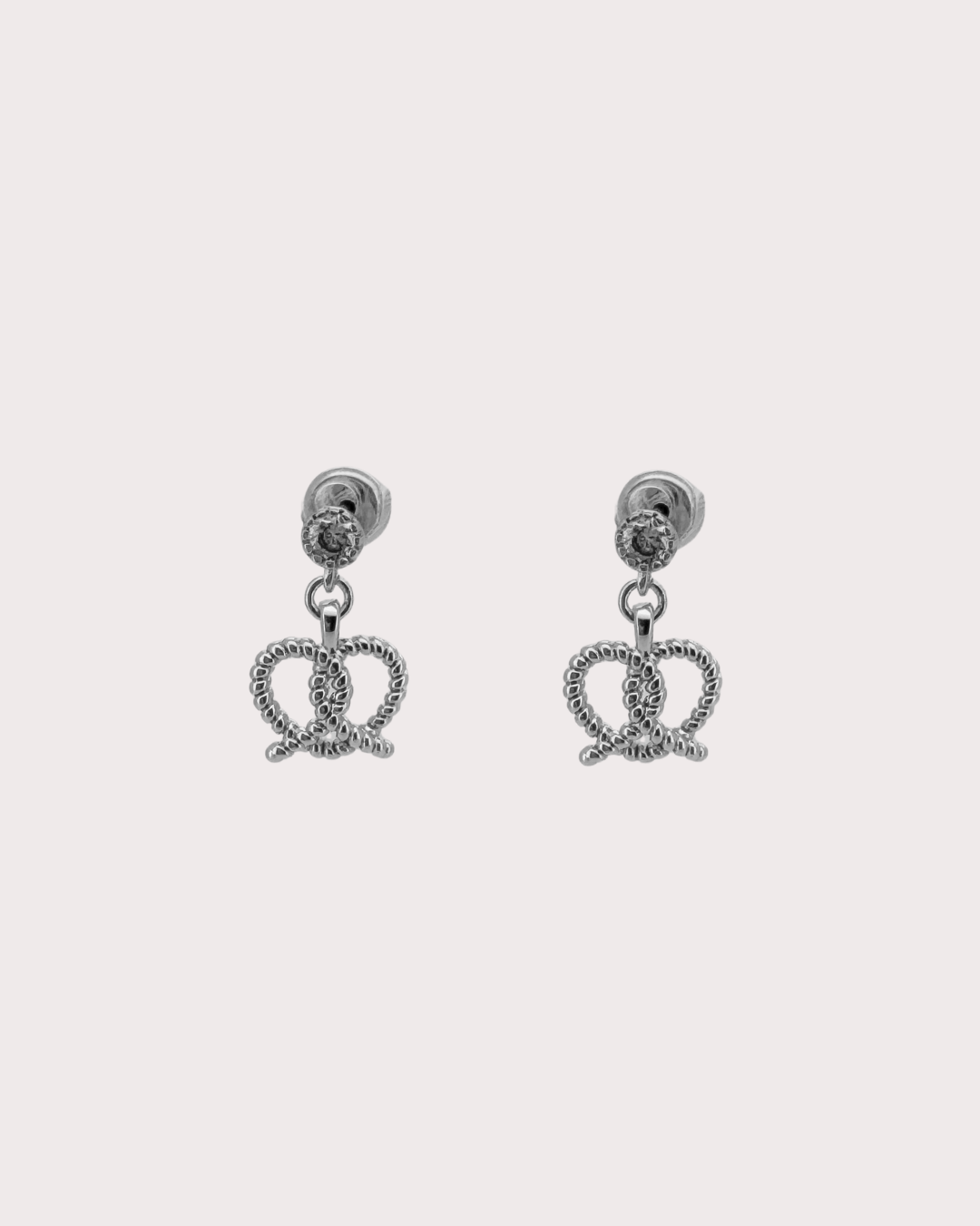 Marjorie Croissant Embellished Dangle Studs
