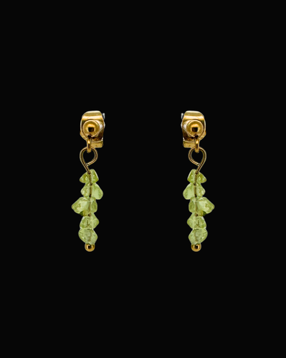Alana Green Fluorite Dangle Studs