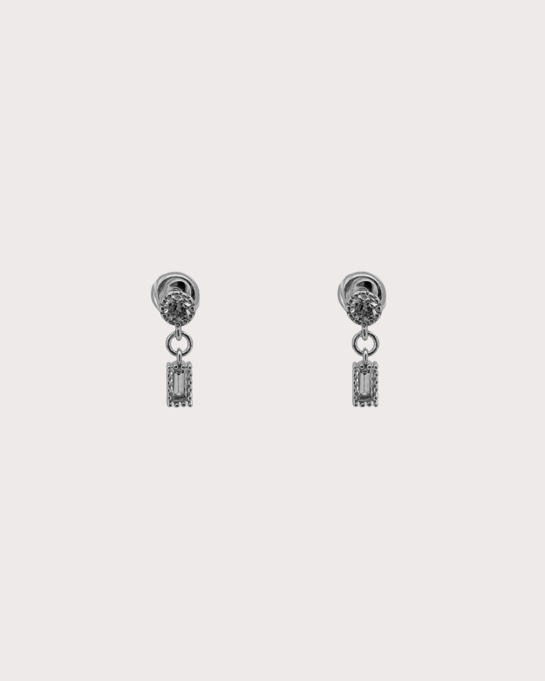 Grace Diamond Embellished Dangle Studs