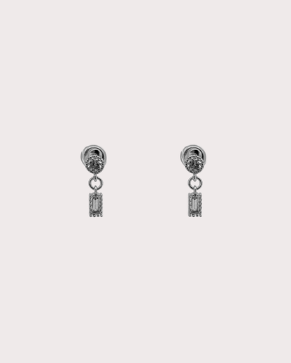 Grace Diamond Embellished Dangle Studs
