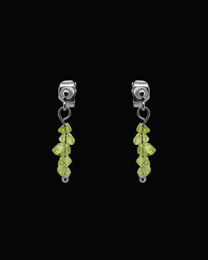Alana Green Fluorite Dangle Studs