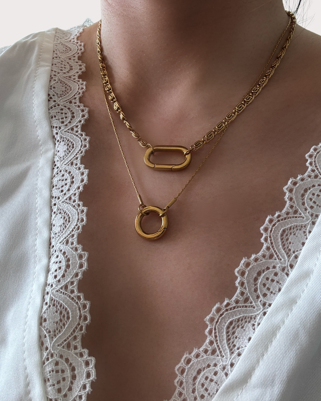 Snail Claps Chain Necklace
