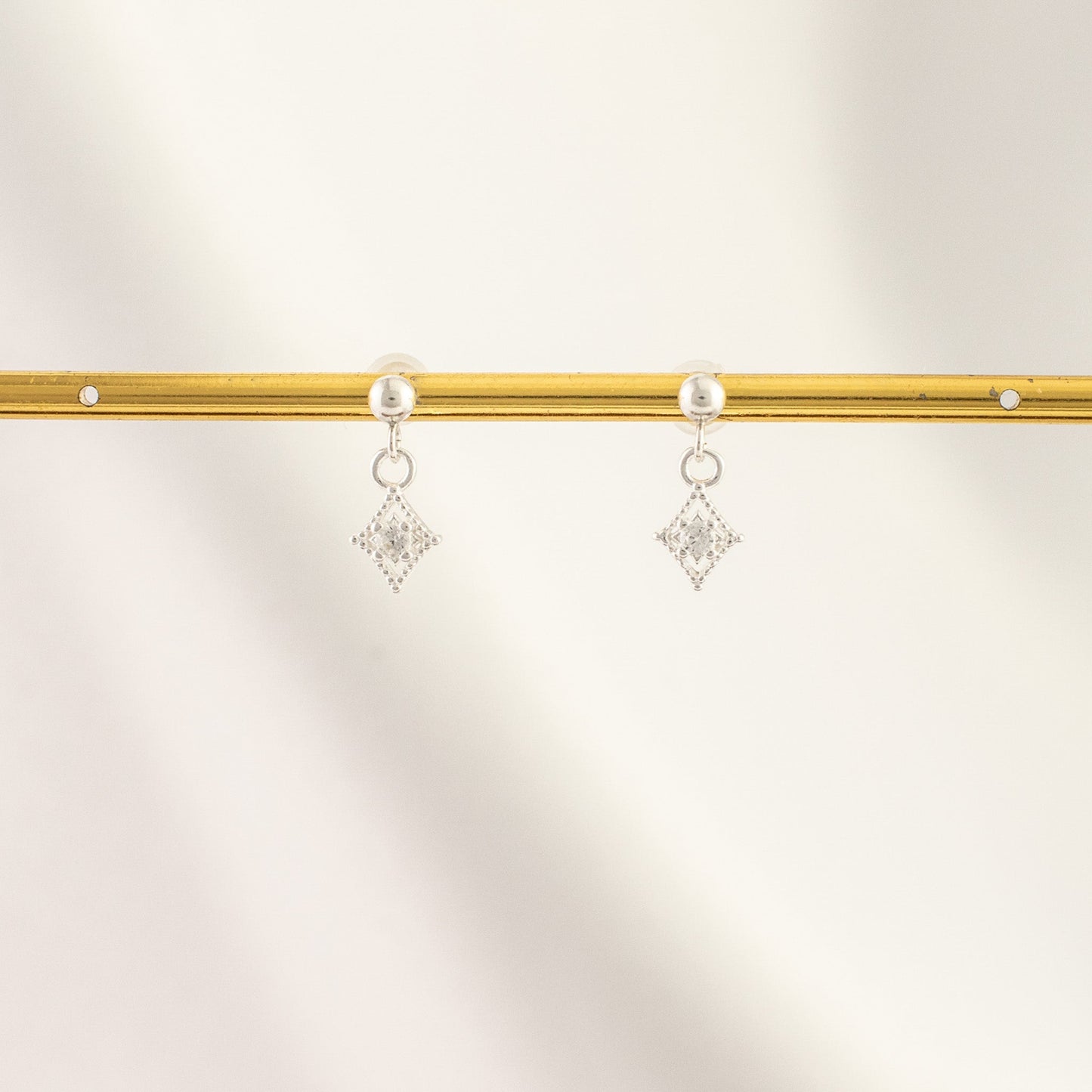 Stella Diamond Dangle Studs