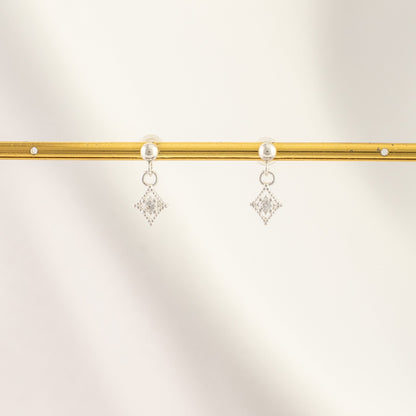 Stella Diamond Dangle Studs
