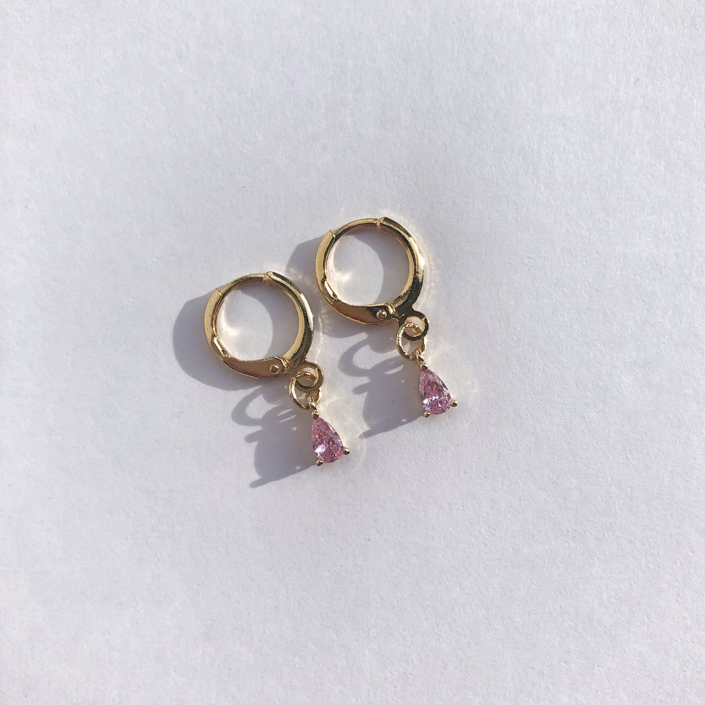 Gina Tourmaline Huggie Earrings