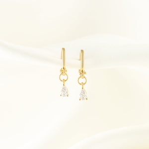 Lisa Diamond Huggie Earrings