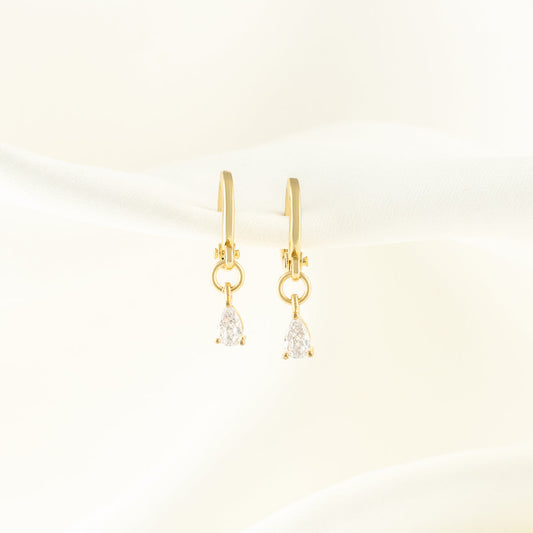Lisa Diamond Huggie Earrings