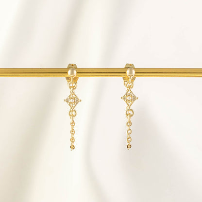 Marin Pearl Chain Studs