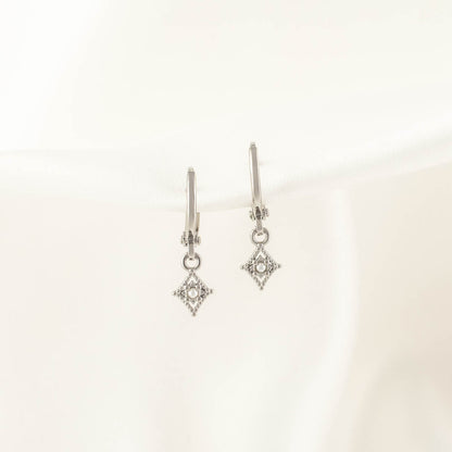 Marin Pearl Huggie Earrings
