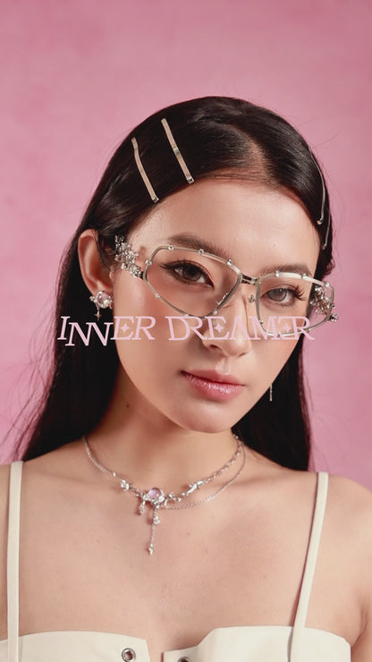 ID #14 MOON EARRINGS [SILVER]