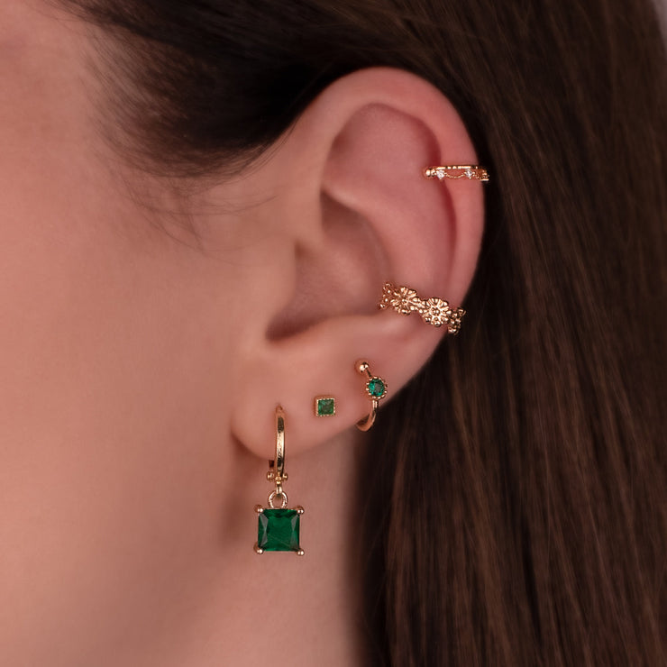 Eva Emerald Earrings