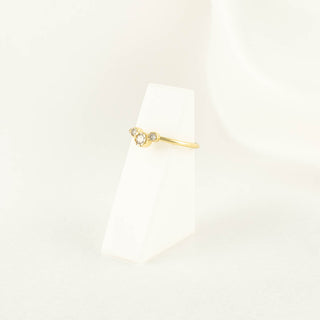 Clementine White Zircon Ring