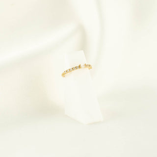 Diana White Zircon Ring