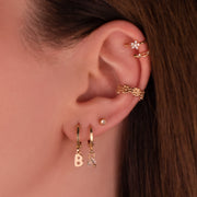 Guinevere White Crystal Earrings