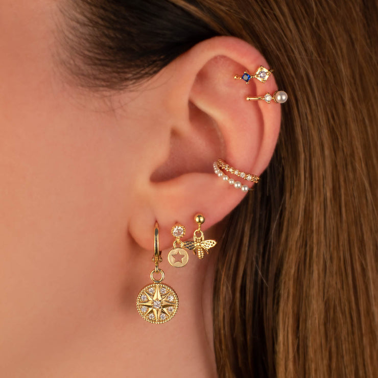Tara Star Embellished Stud Earrings