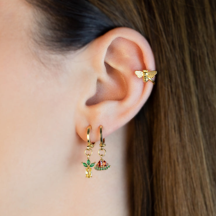 Pineapple Topaz Earrings
