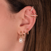 Pandora Amethyst Earrings