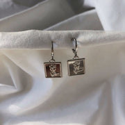 Mora Rose Earrings - Silver